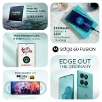 ⁦Motorola Edge 60 Fusion Dual Sim – 256GB, 12GB Ram, 5G⁩ - الصورة ⁦4⁩
