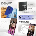 ⁦Motorola Edge 60 Pro Dual Sim – 512GB, 12GB Ram, 5G⁩ - الصورة ⁦7⁩
