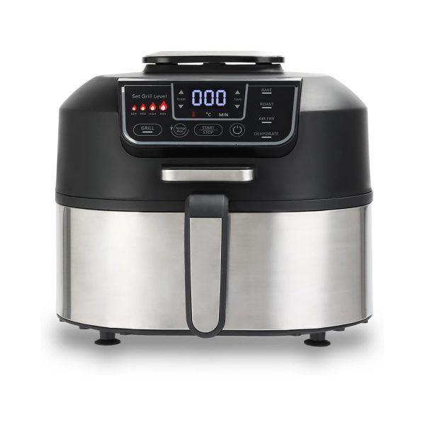 Swiss Pro+ Hot Air Fryer and Air Grill 6 Litres 1760 Watt – Silver